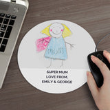 Personalised Photo Mouse Mat 20cm: 7 - Tech Accessories By Gift Moments