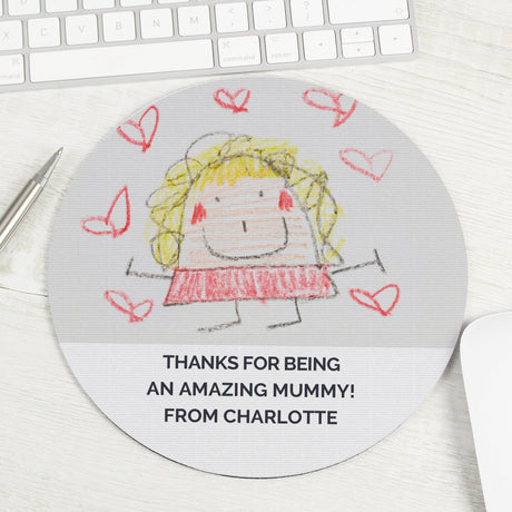 Personalised Photo Mouse Mat 20cm: 1 - Tech Accessories By Gift Moments