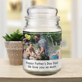 Personalised Photo Scented Jar Candle: 5 - Candles By Gift Moments