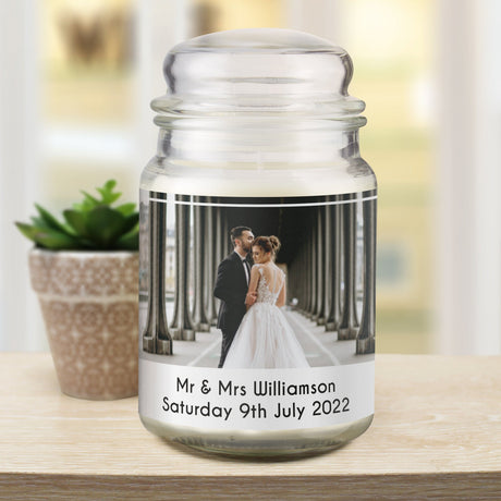 Personalised Photo Scented Jar Candle: 3 - Candles By Gift Moments