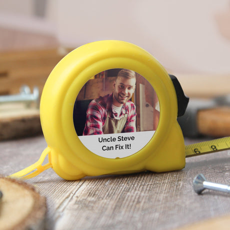 Personalised Photo Tape Measure Gift: 3 - Tools & Storage By Gift Moments