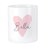 Personalised Pink Heart Ceramic Storage Pot: 5 - Storage By Gift Moments