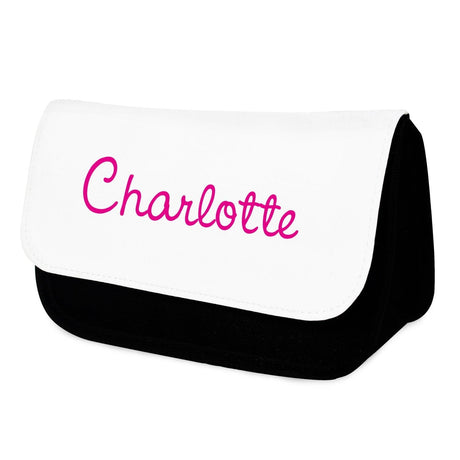 Personalised Pink Name Make-Up Bag: 3 - Toiletry & Makeup Bags By Gift Moments