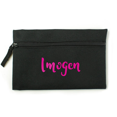 Personalised Pink Name Pencil Case: 5 - Pencil Cases & Sets By Gift Moments