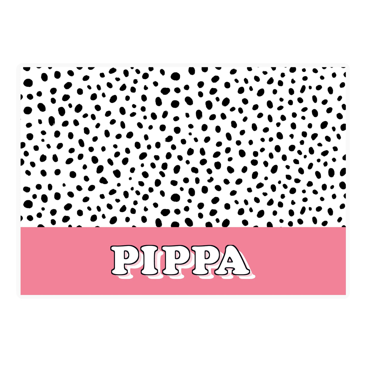 Personalised Pink Spots Dog Bowl Mat: 4 - Pet Products By Gift Moments