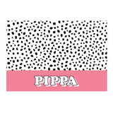 Personalised Pink Spots Dog Bowl Mat: 4 - Pet Products By Gift Moments