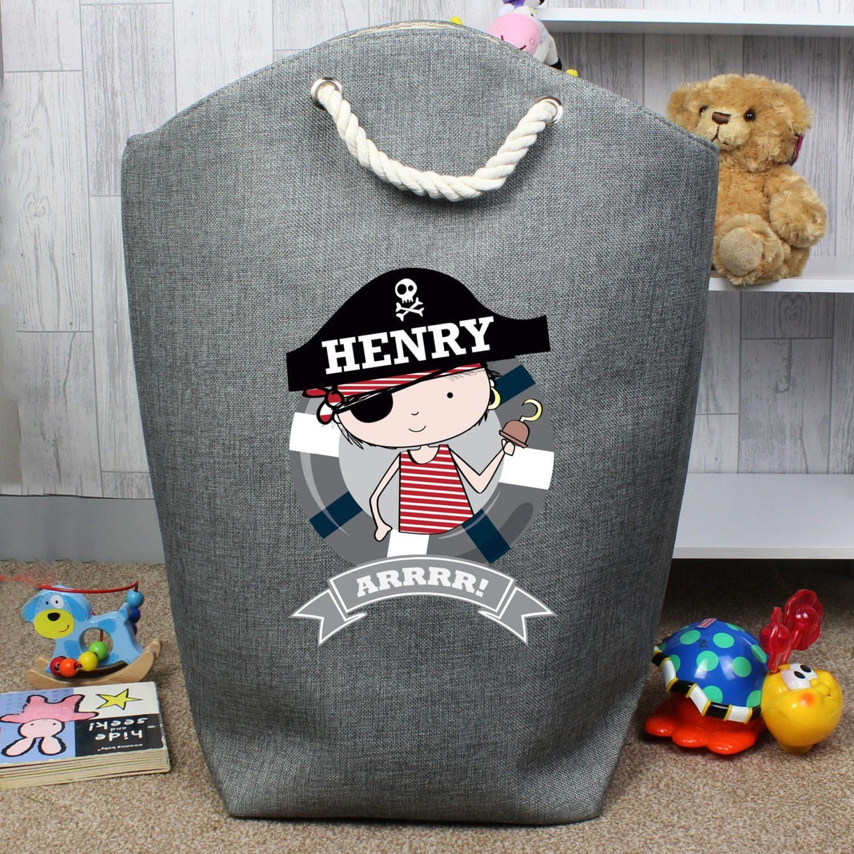 Personalised Pirate Storage Bag: 1 - Storage By Gift Moments