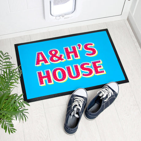 Personalised Pop Art Doormat: 1 - Doormats By Gift Moments