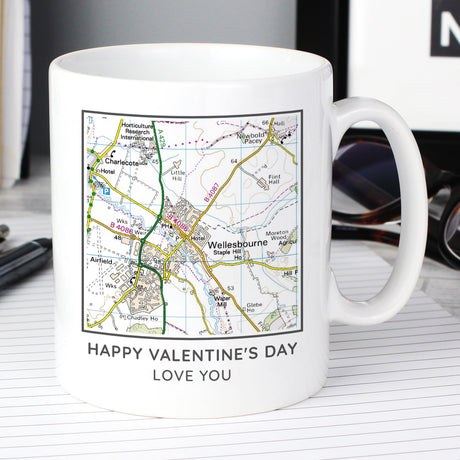 Personalised Map Compass Mug: 1 - Mugs By Gift Moments