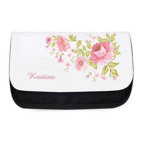 Personalised Rose Makeup Bag: 2 - Toiletry & Makeup Bags By Gift Moments