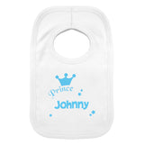 Personalised Little Prince Cotton Bib: 2 - Baby Clothing By Gift Moments