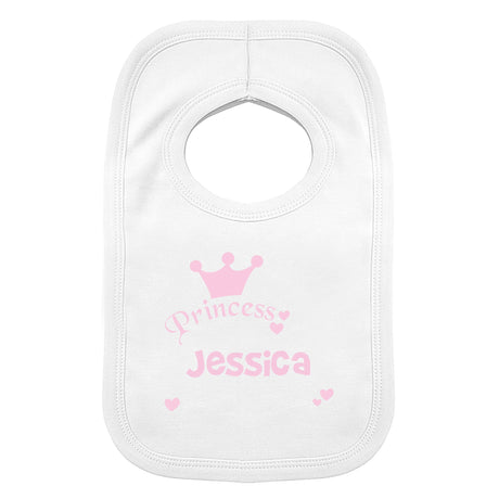 Personalised Little Princess Baby Bib: 2 - Baby Clothing By Gift Moments