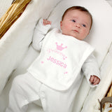 Personalised Little Princess Baby Bib: 3 - Baby Clothing By Gift Moments