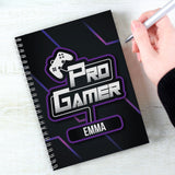 Personalised Pro Gamer A5 Notebook: 2 - Notebooks By Gift Moments