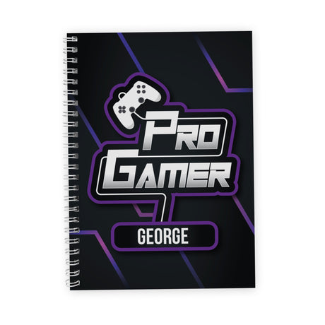 Personalised Pro Gamer A5 Notebook: 5 - Notebooks By Gift Moments