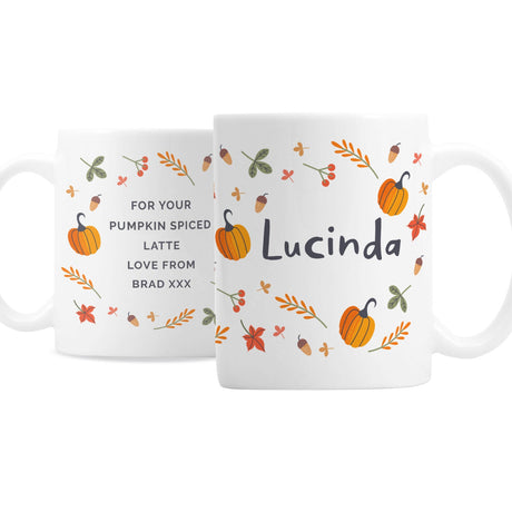 Personalised Pumpkin Mug for Halloween: 5 - Mugs By Gift Moments