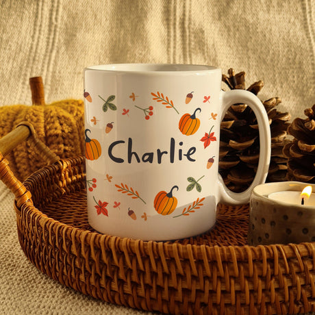 Personalised Pumpkin Mug for Halloween: 3 - Mugs By Gift Moments