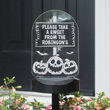 Personalised Halloween Pumpkin Patch Solar Light: 5 - Solar Lights By Gift Moments