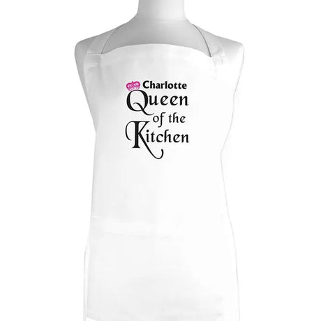 Personalised Kitchen Queen Apron: 2 - Aprons By Gift Moments