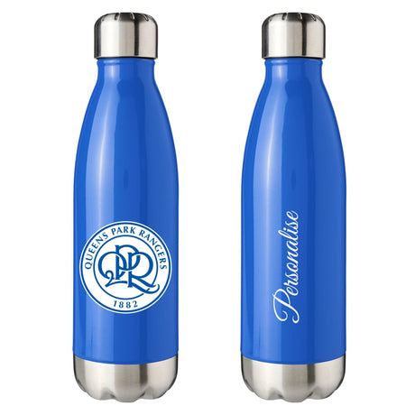 Queens Park Rangers FC Crest Blue Water Bottle: 1 - Water Bottles By Queens Park Rangers