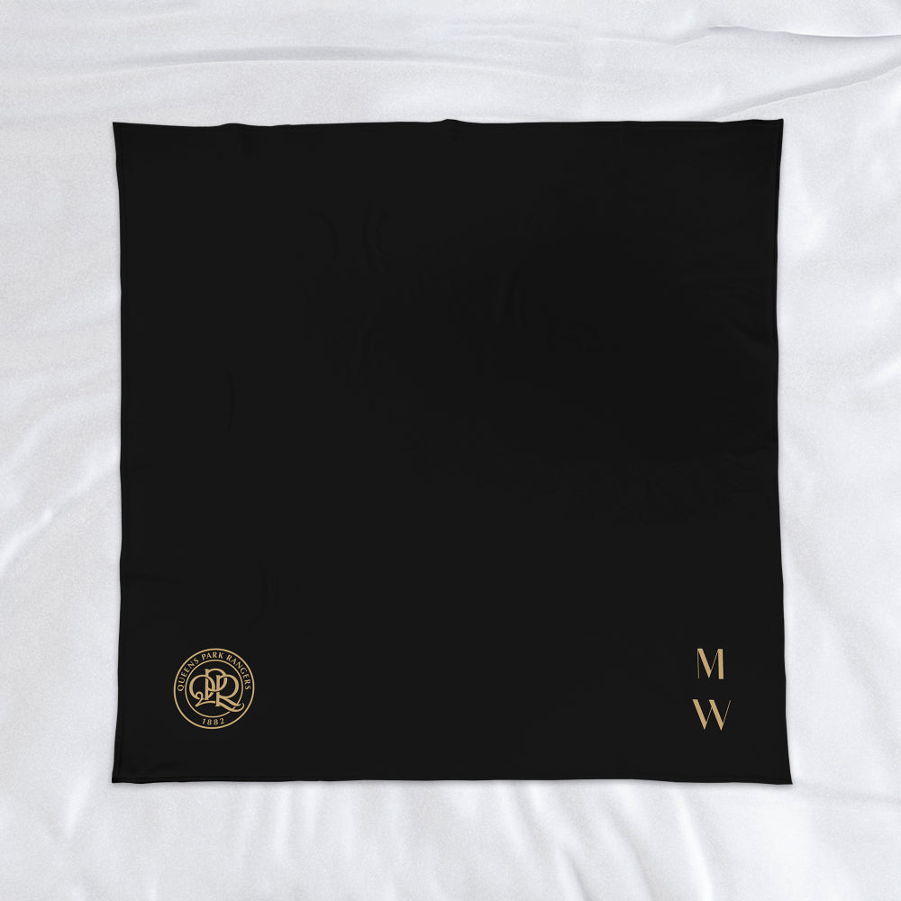 Personalised Queens Park Rangers Initials Fleece Blanket: 1 - Blankets By Queens Park Rangers