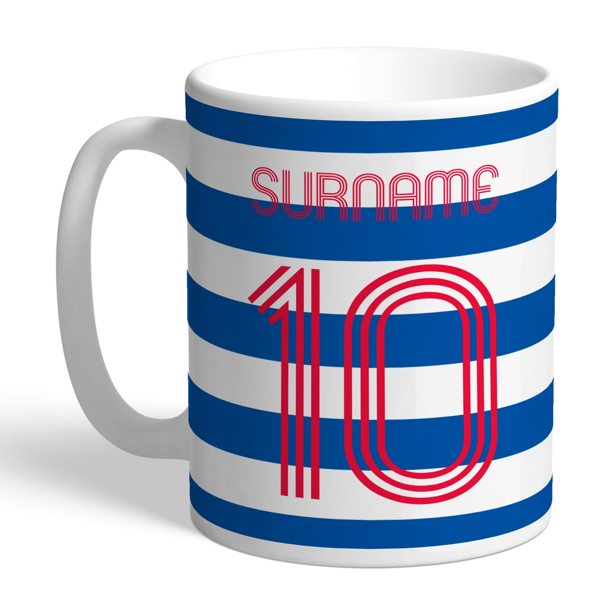 Personalised Queens Park Rangers Retro Shirt Mug: 1 - Mugs By Queens Park Rangers