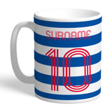 Personalised Queens Park Rangers Retro Shirt Mug: 1 - Mugs By Queens Park Rangers