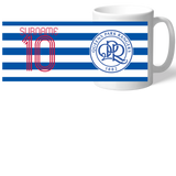 Personalised Queens Park Rangers Retro Shirt Mug: 2 - Mugs By Queens Park Rangers