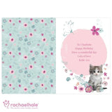 Personalised Rachael Hale Kitten Greeting Card: 4 - Greeting Cards By Rachael Hale