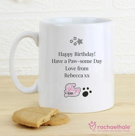 Personalised Rachael Hale Doodle Pug Mug: 3 - Mugs By Rachael Hale