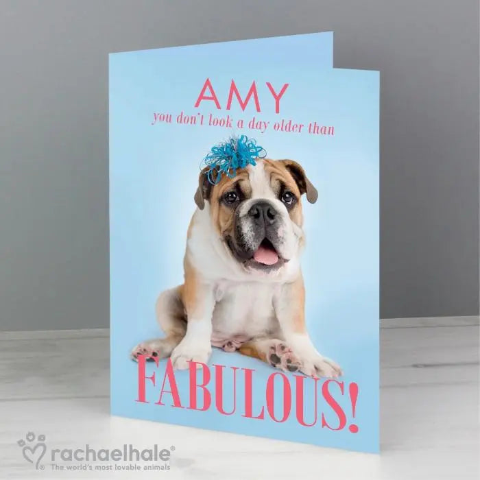 Personalised Rachael Hale Birthday Card: 2 - Greeting Cards By Rachael Hale