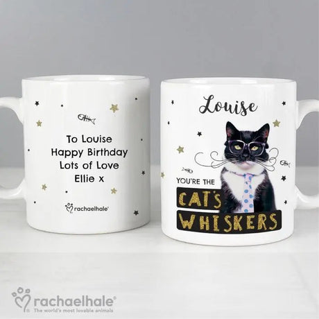 Personalised Rachael Hale Cat’s Whiskers Mug: 1 - Mugs By Rachael Hale