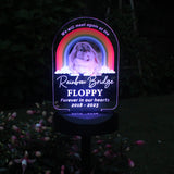 Personalised Solar Pet Memorial Light: 8 - Solar Lights By Gift Moments