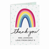 Personalised Rainbow Thank You Card: 3 - Greeting Cards By Gift Moments