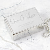 Personalised Rectangular Jewellery Box: 1 - Jewellery Boxes By Gift Moments