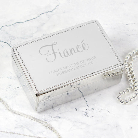 Personalised Rectangular Jewellery Box: 3 - Jewellery Boxes By Gift Moments