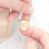 Personalised Rectangular Photo Locket Necklace: 8 - Necklaces By Gift Moments