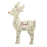 Personalised Rustic Red Nosed Reindeer Ornament: 4 - Christmas Decorations By Gift Moments