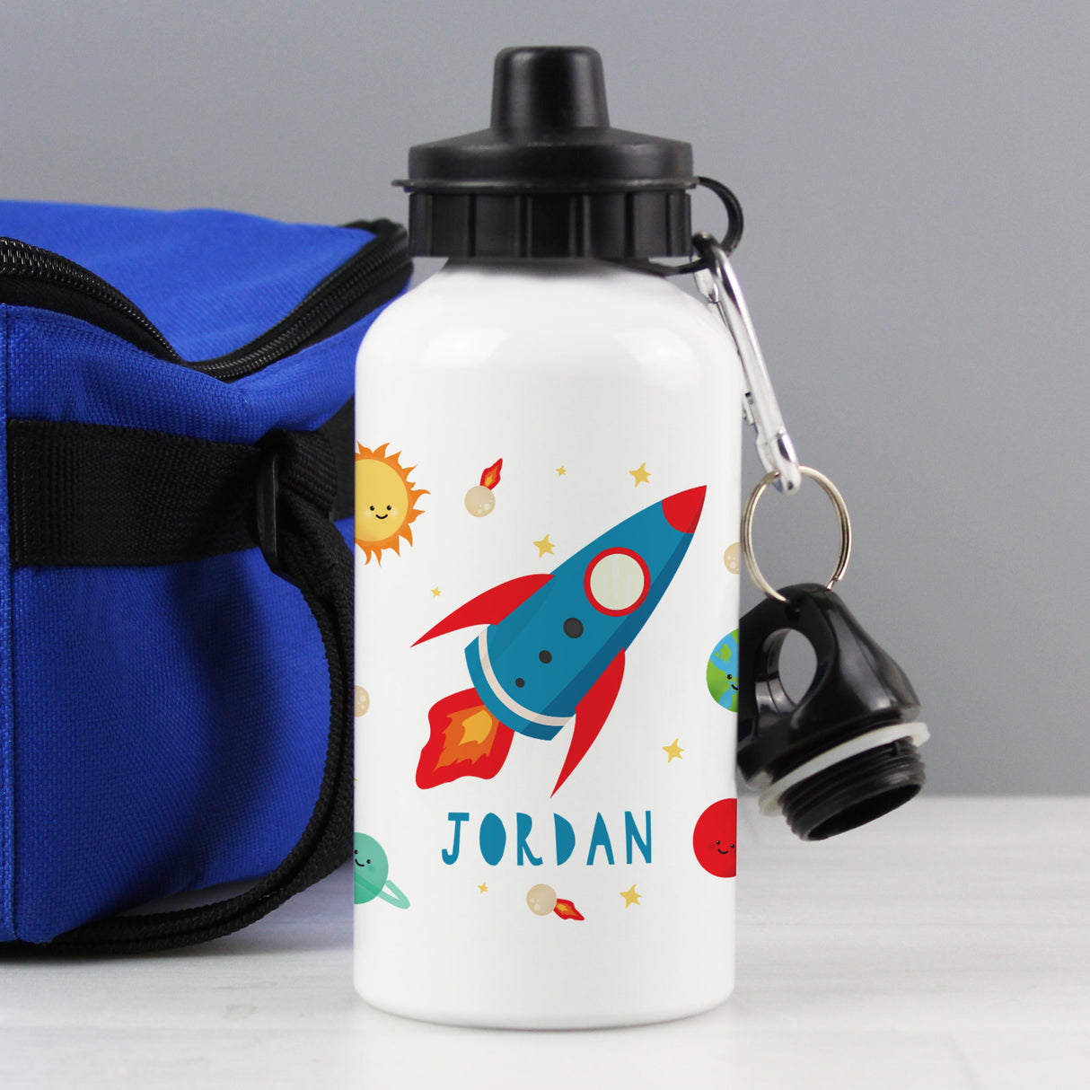 Personalised Rocket Drinks Bottle for Kids: 1 - Kids Bottles By Gift Moments