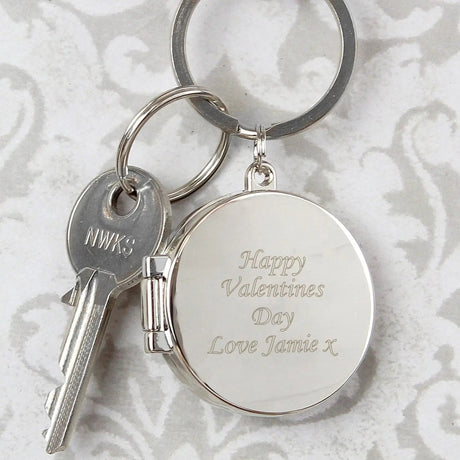 Personalised Round Photo Keyring: 3 - Keyrings By Gift Moments