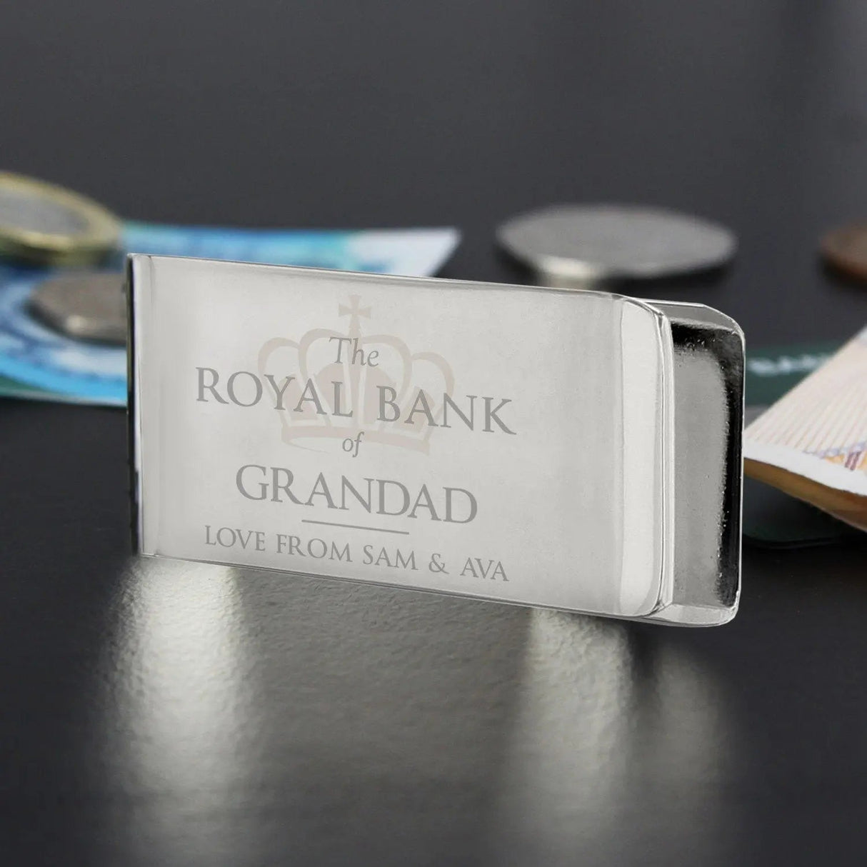 Personalised Royal Bank Money Clip: 1 - Wallets & Money Clips By Gift Moments