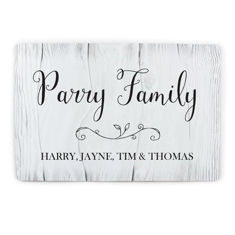 Personalised Rustic Metal Home Sign: 3 - Signs & Plaques By Gift Moments