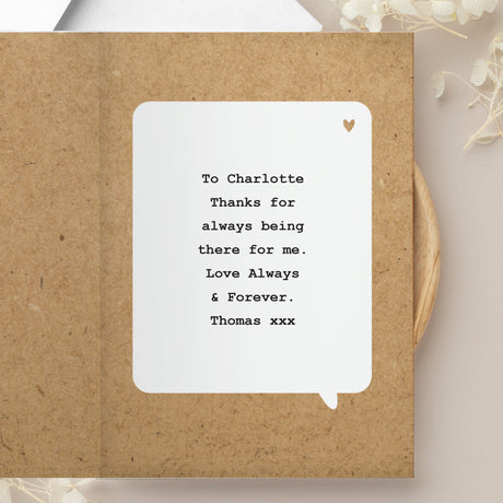 Personalised Rustic Polaroid Photo Card: 6 - Greeting Cards By Gift Moments