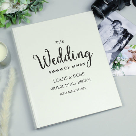 Personalised Rustic Wedding Photo Album: 2 - Photo Albums By Gift Moments