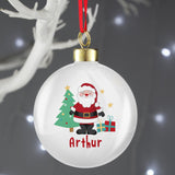 Personalised Santa Christmas Bauble: 2 - Christmas Baubles By Gift Moments