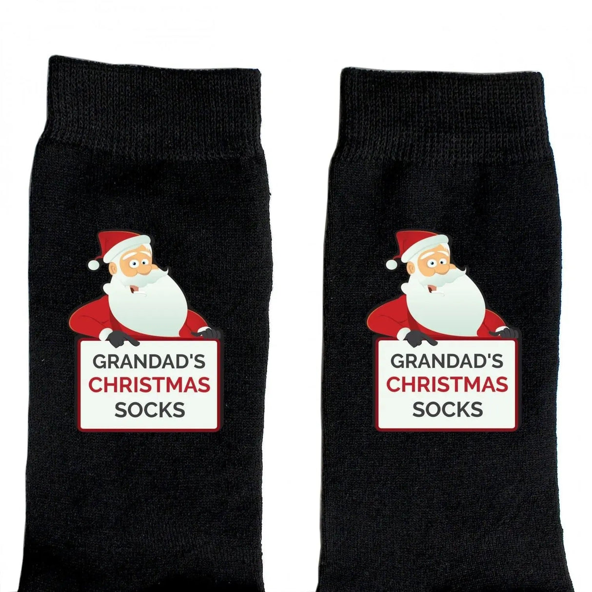 Personalised Santa Claus Christmas Socks: 3 - Clothing By Gift Moments