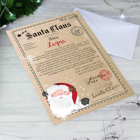 Personalised Santa Claus Letter for Kids: 4 - Santa Letters By Gift Moments