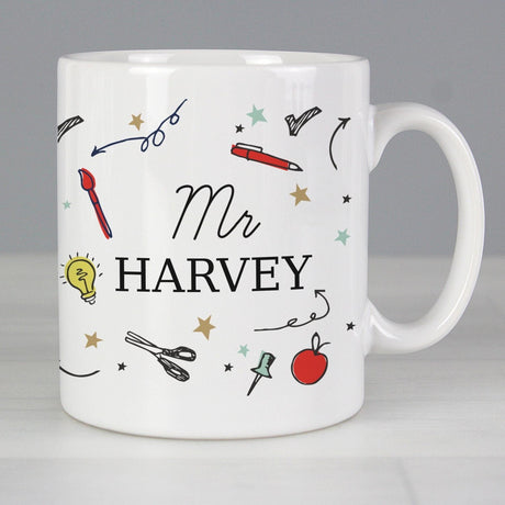 Personalised Teacher Mug: 2 - Mugs By Gift Moments