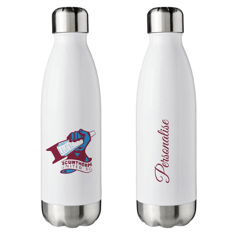 Personalised Scunthorpe United FC Insulated Bottle: 1 - Water Bottles By Scunthorpe United