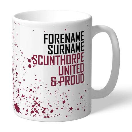 Personalised Scunthorpe United FC Mug: 1 - Mugs By Scunthorpe United